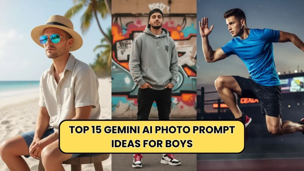 Top 15 Gemini AI Photo Prompt Ideas for Boys | Copy-Paste 4K Portrait Prompts