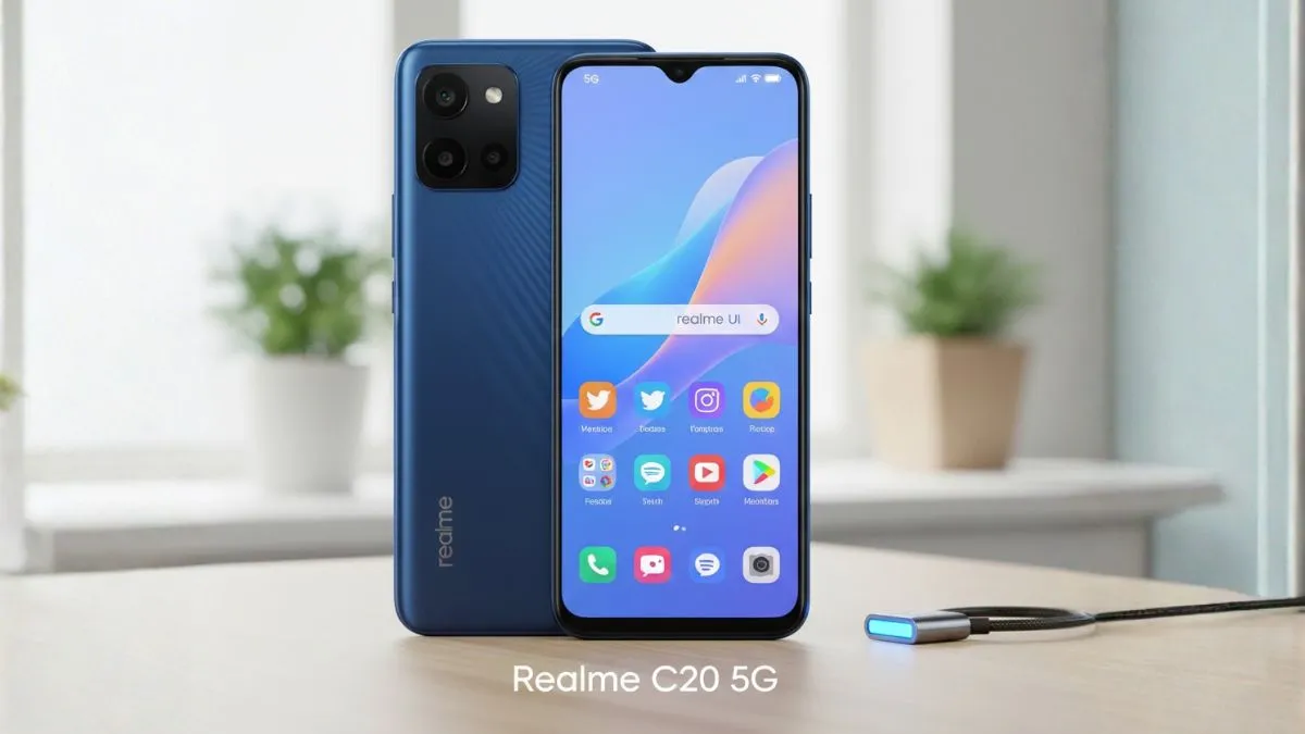 Realme C20 5G: 190Hz HD+ Display, Dimensity 6100+, 250MP Dual Camera ₹10,999!