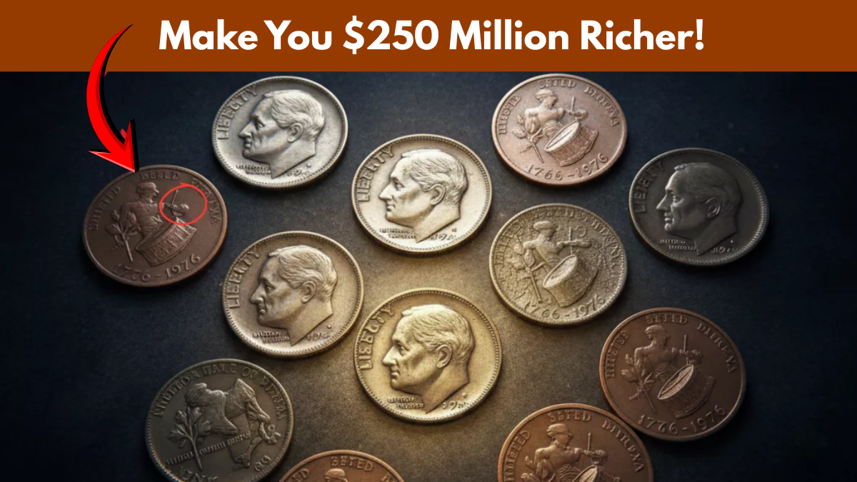 Dimes and Bicentennial Coins